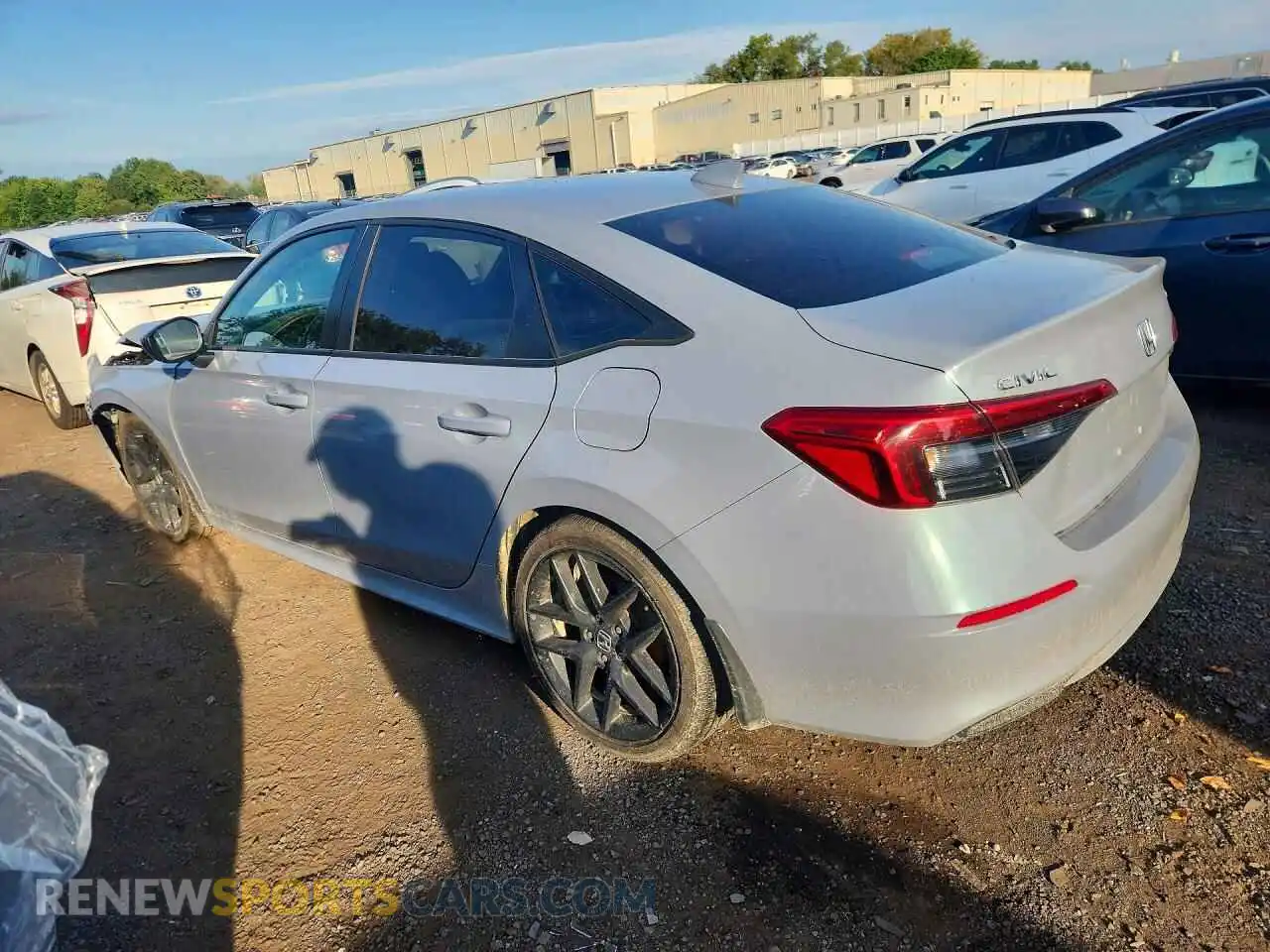 2 fotografías del automóvil dañado 2HGFE2F58RH540474 HONDA CIVIC 2024