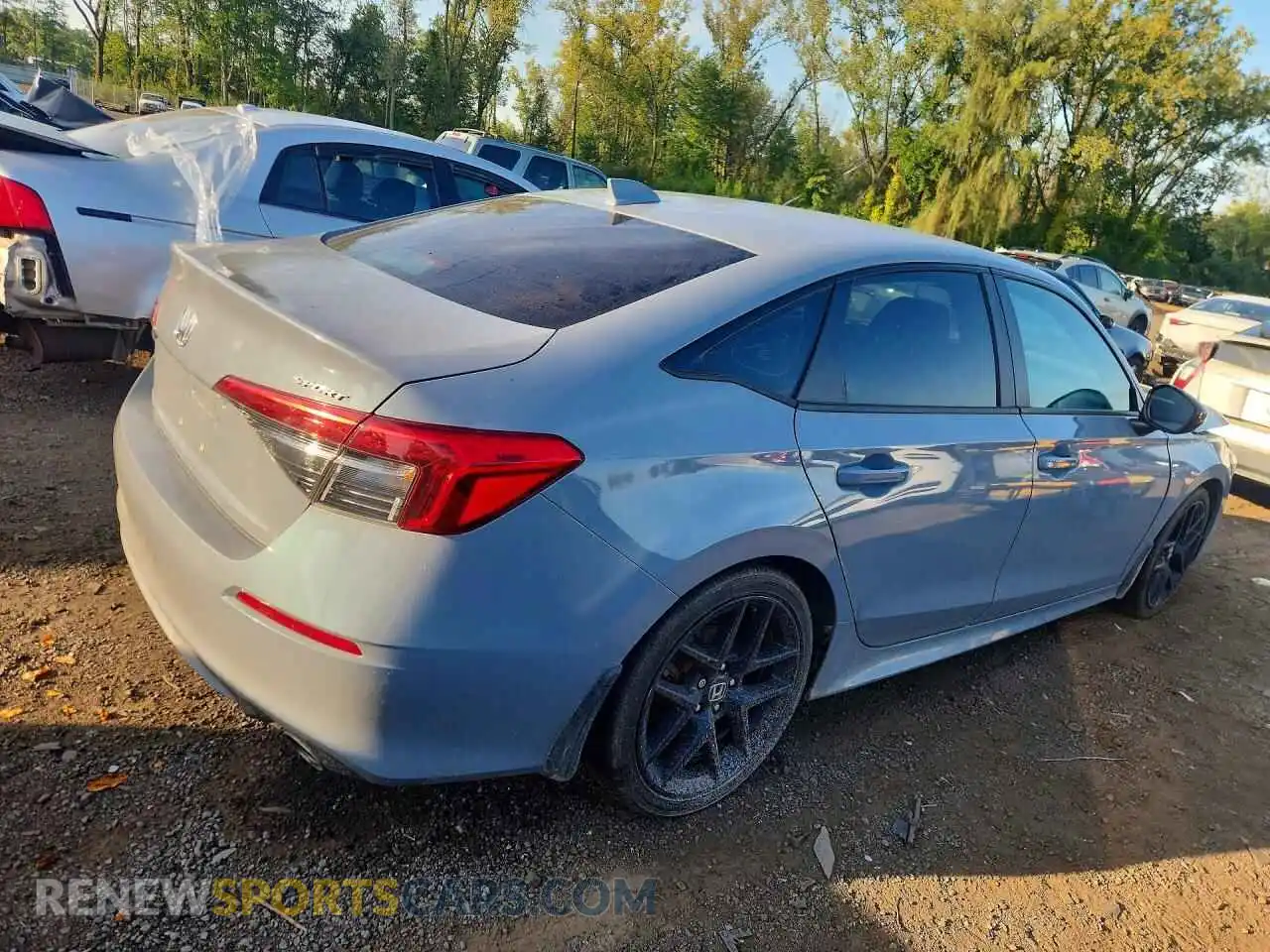 3 fotografías del automóvil dañado 2HGFE2F58RH540474 HONDA CIVIC 2024