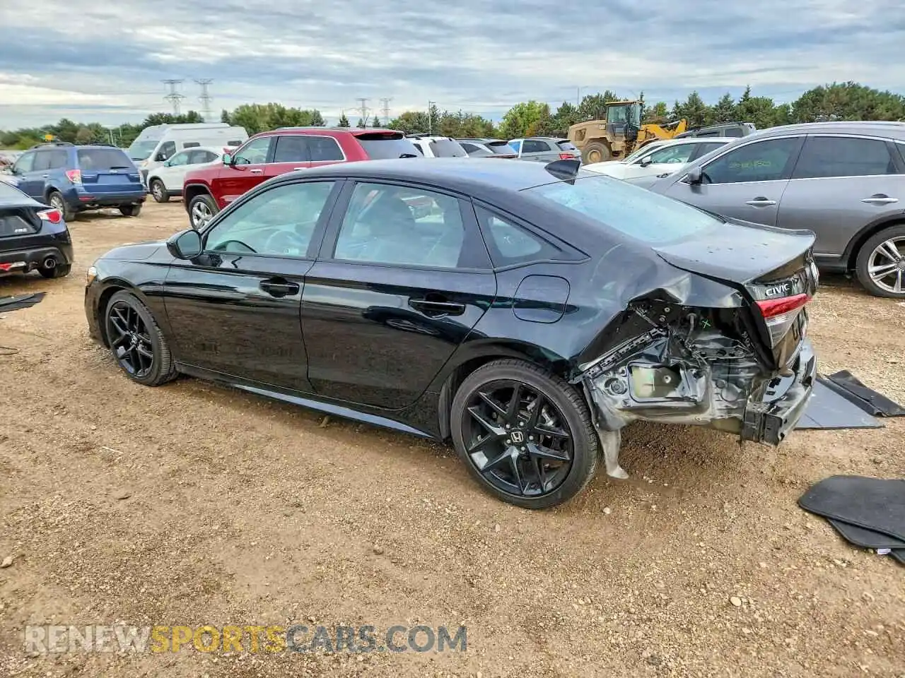 2 Photograph of a damaged car 2HGFE2F58RH563558 HONDA CIVIC 2024