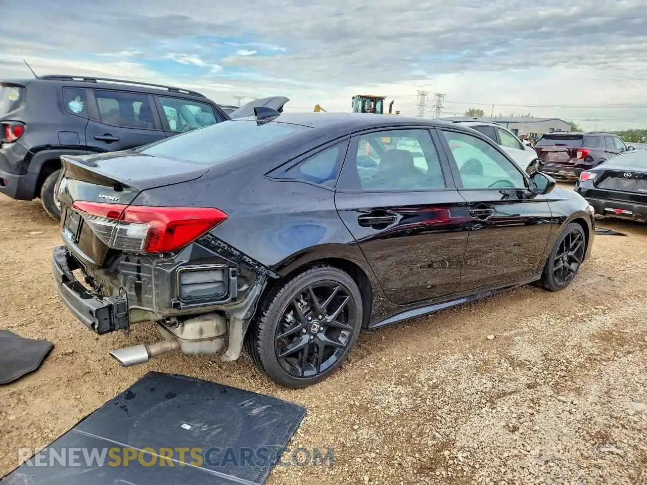 3 Photograph of a damaged car 2HGFE2F58RH563558 HONDA CIVIC 2024