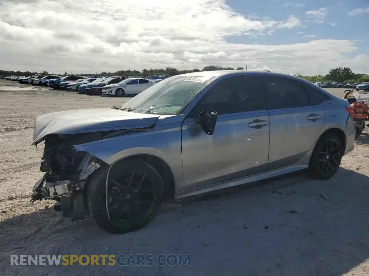 1 Photograph of a damaged car 2HGFE2F58RH573247 HONDA CIVIC 2024