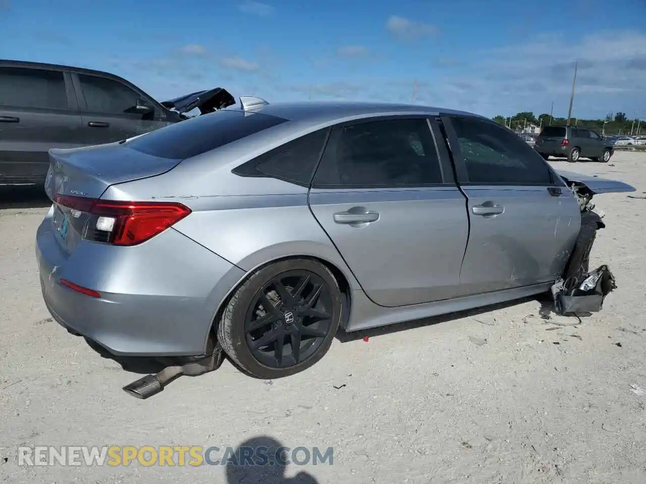 3 Photograph of a damaged car 2HGFE2F58RH573247 HONDA CIVIC 2024
