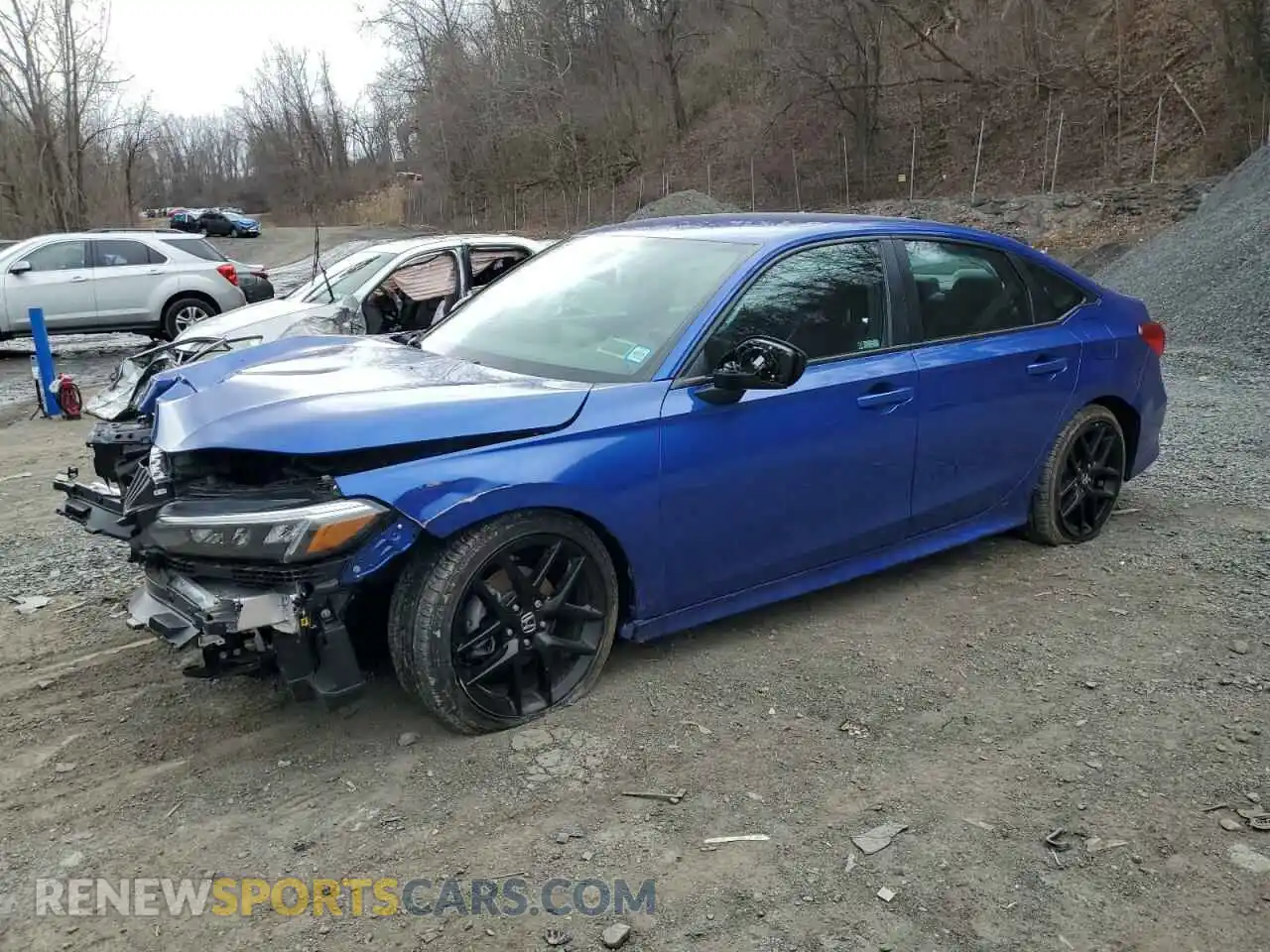 1 Photograph of a damaged car 2HGFE2F58RH574222 HONDA CIVIC 2024