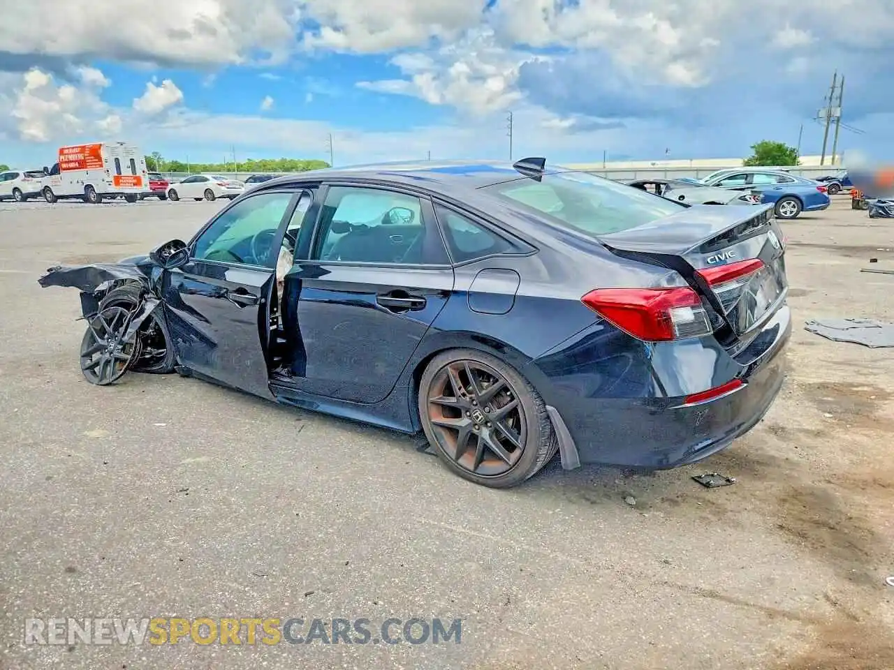 2 Photograph of a damaged car 2HGFE2F58RH583437 HONDA CIVIC 2024