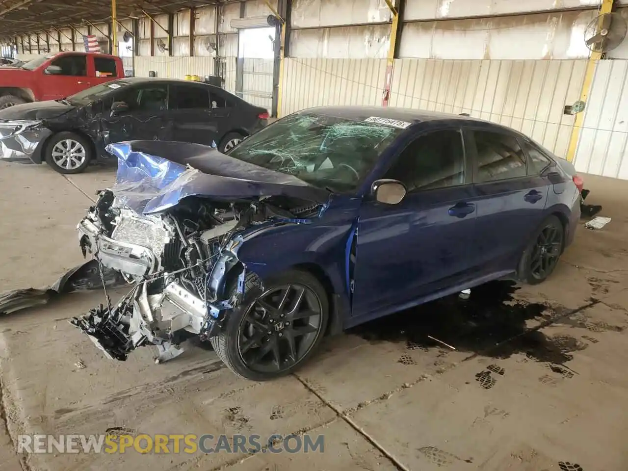 1 Photograph of a damaged car 2HGFE2F58RH590629 HONDA CIVIC 2024
