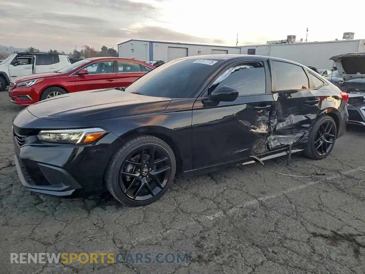 1 Photograph of a damaged car 2HGFE2F59RH500050 HONDA CIVIC 2024