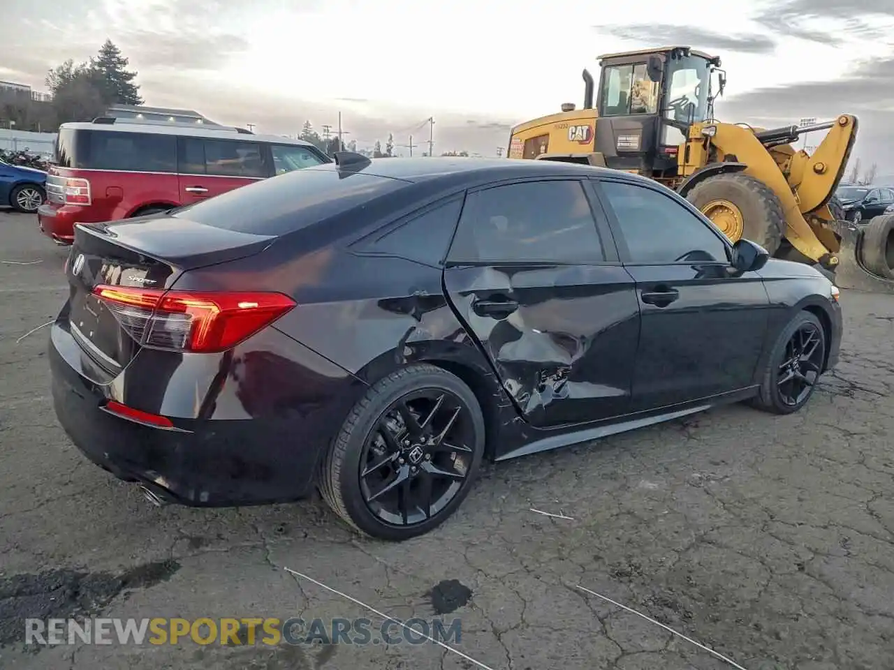 3 Photograph of a damaged car 2HGFE2F59RH500050 HONDA CIVIC 2024