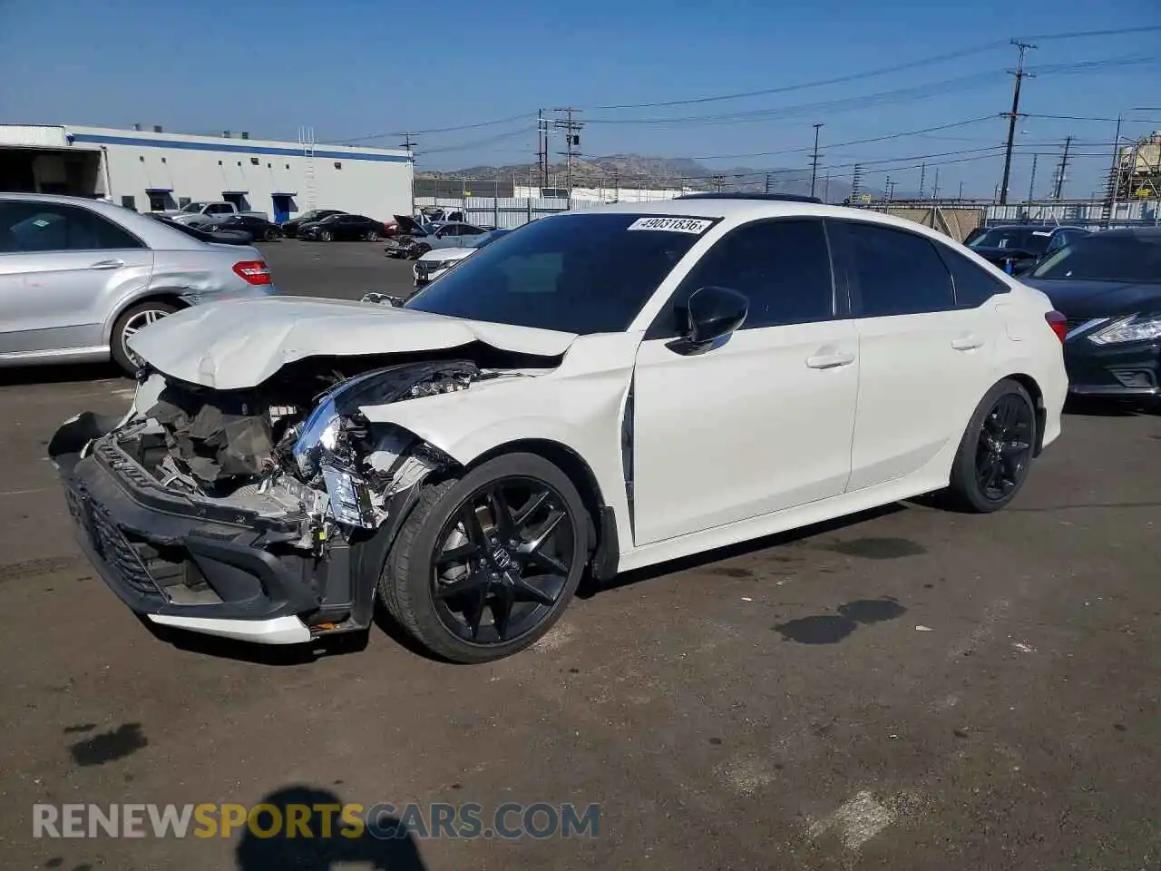1 Photograph of a damaged car 2HGFE2F59RH501098 HONDA CIVIC 2024