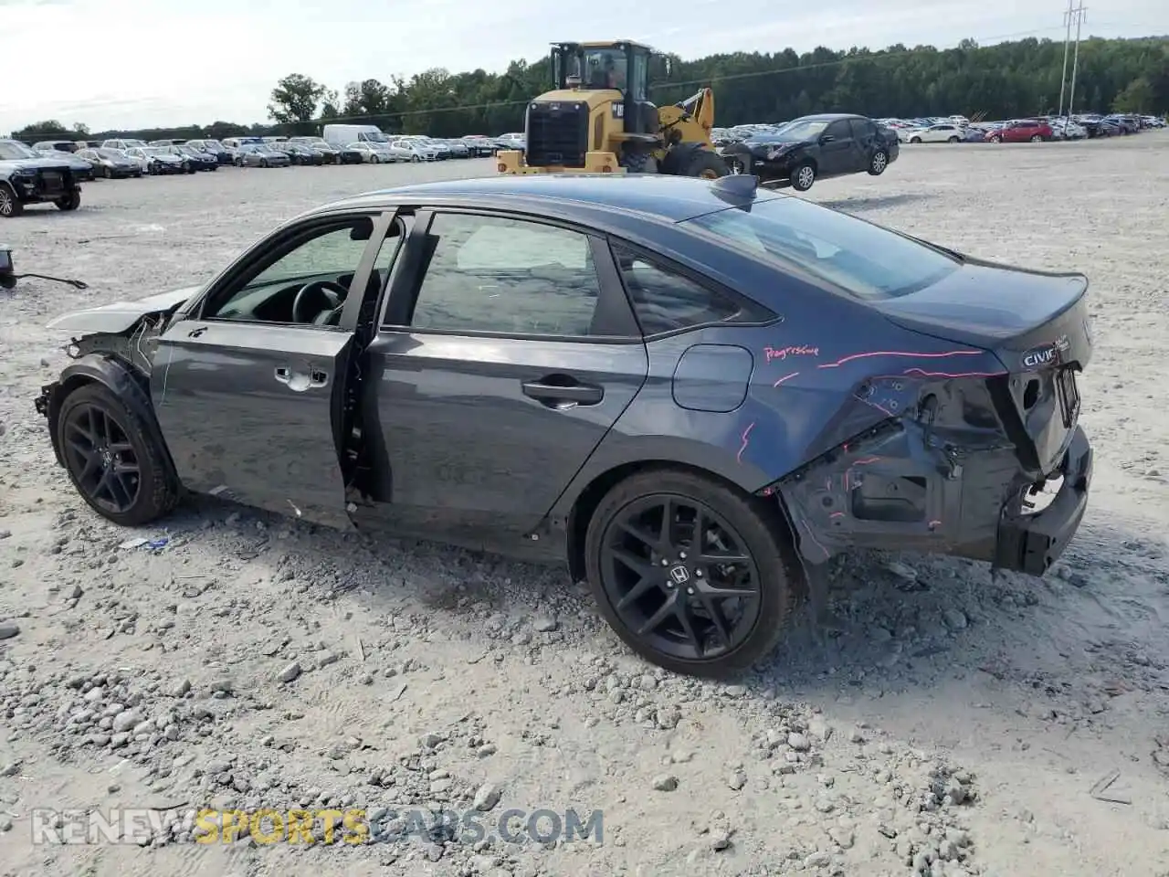 2 fotografías del automóvil dañado 2HGFE2F59RH523117 HONDA CIVIC 2024