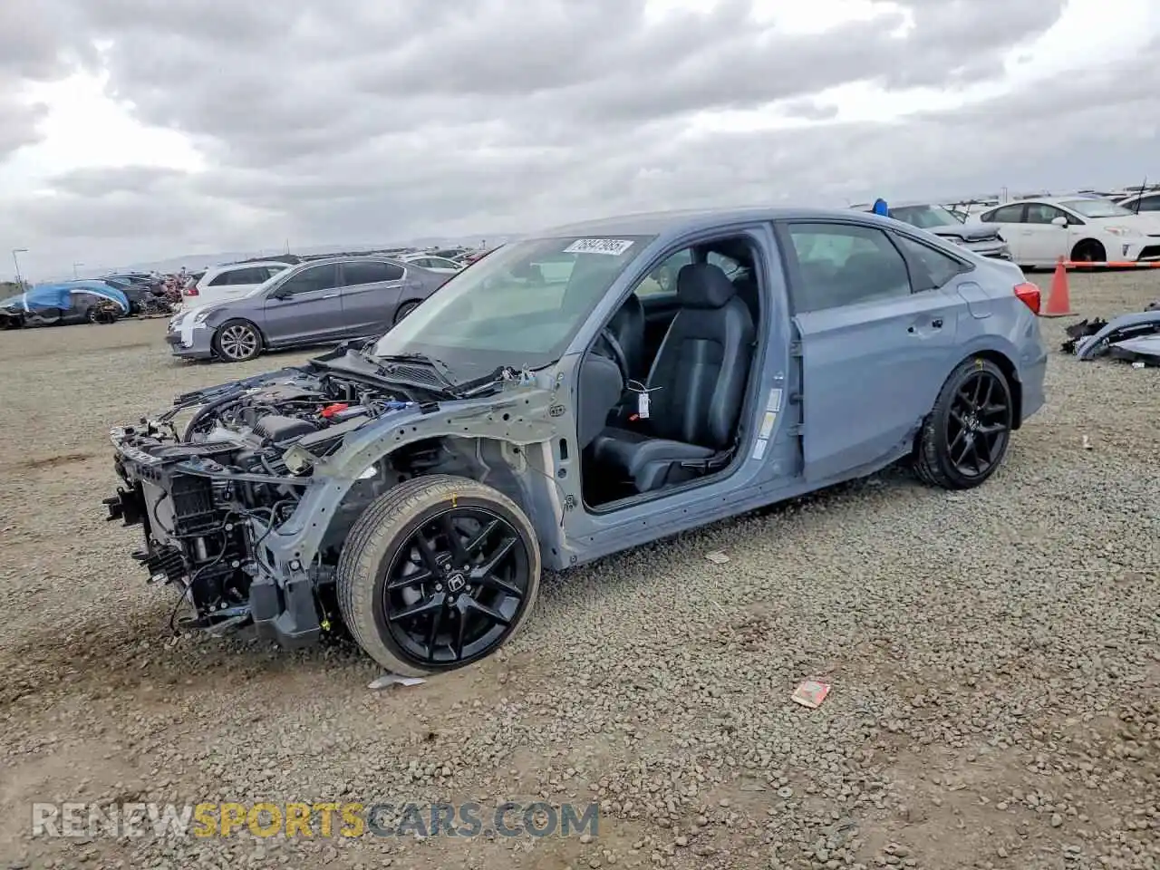 1 Photograph of a damaged car 2HGFE2F59RH538295 HONDA CIVIC 2024
