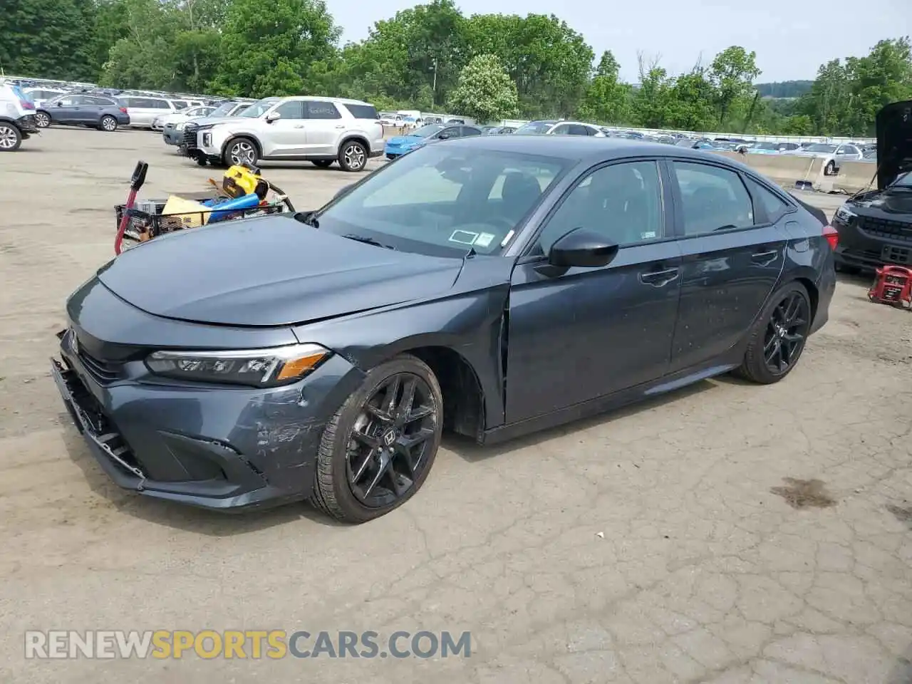 1 Photograph of a damaged car 2HGFE2F59RH540130 HONDA CIVIC 2024
