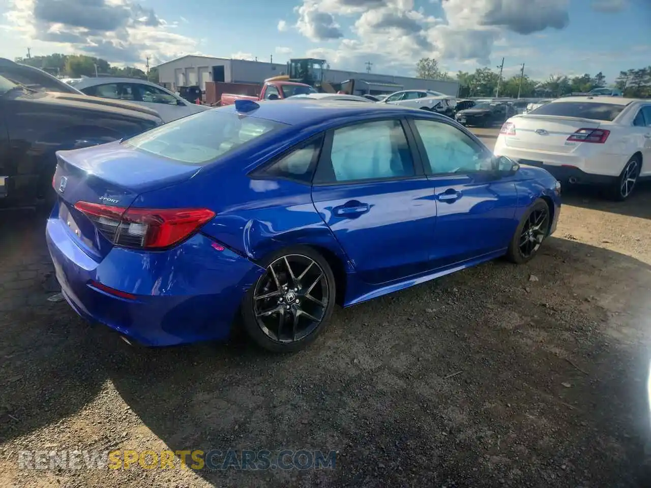 3 fotografías del automóvil dañado 2HGFE2F59RH544081 HONDA CIVIC 2024