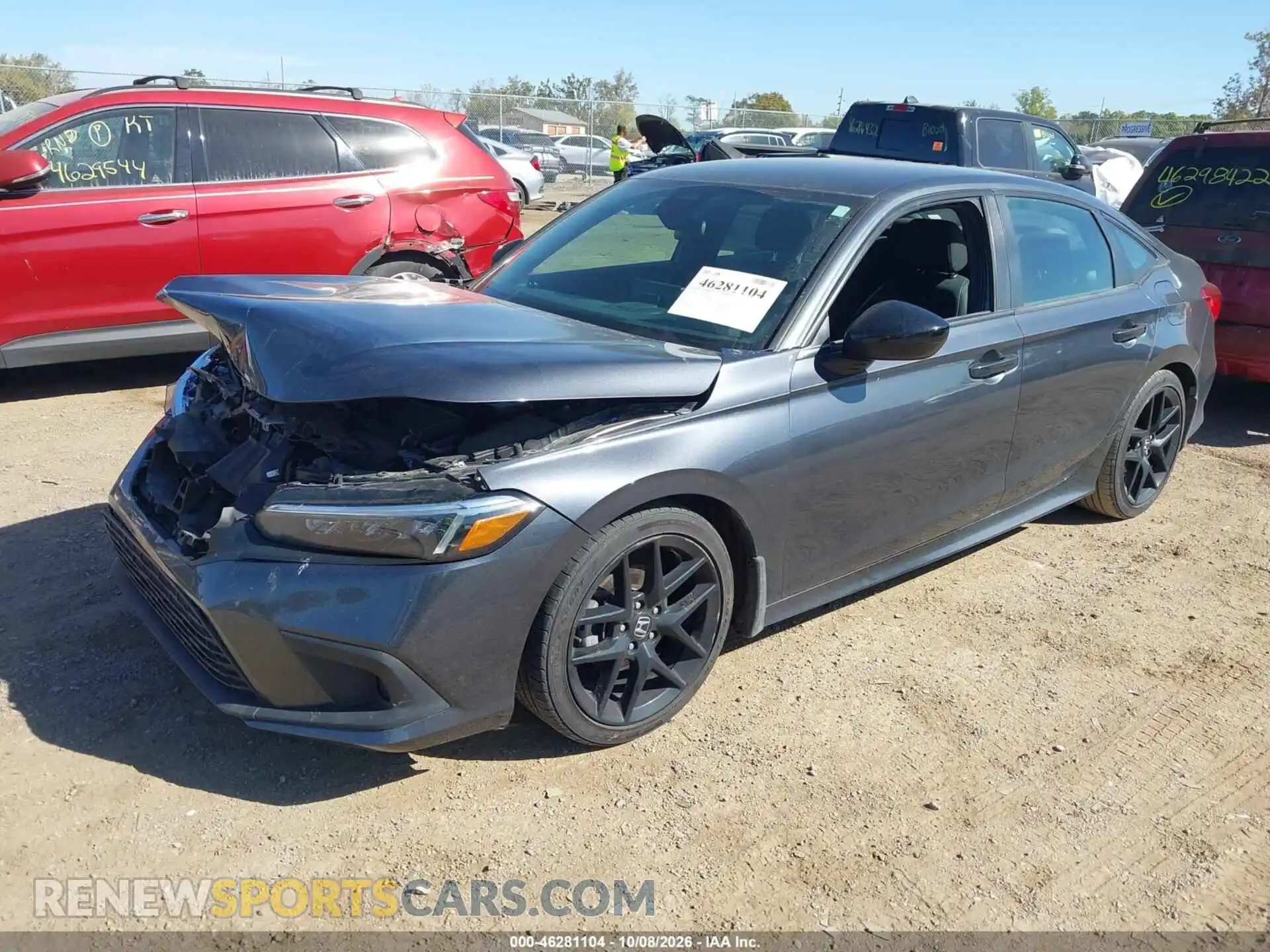 2 Photograph of a damaged car 2HGFE2F59RH549586 HONDA CIVIC 2024