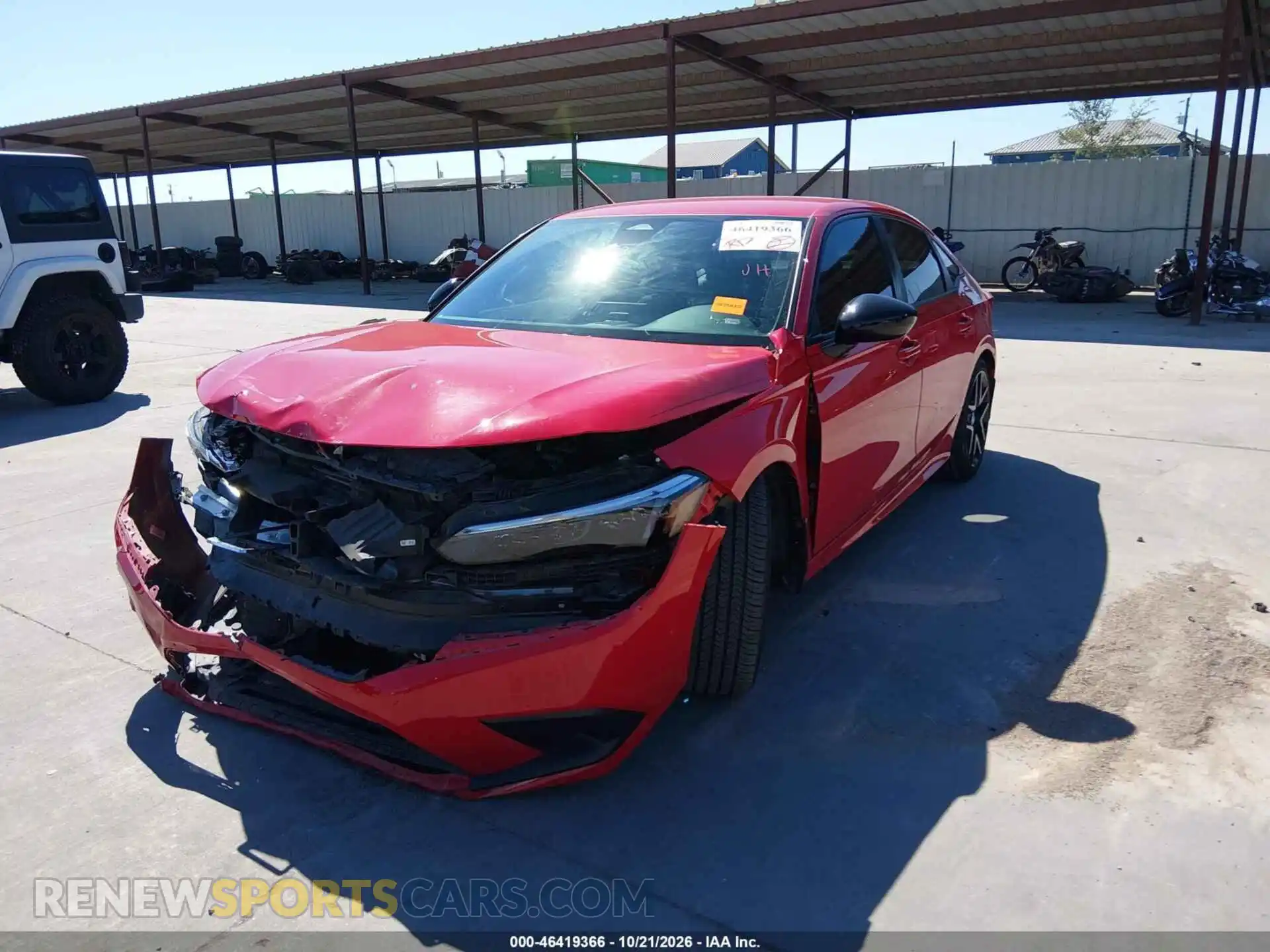 2 Photograph of a damaged car 2HGFE2F59RH553167 HONDA CIVIC 2024