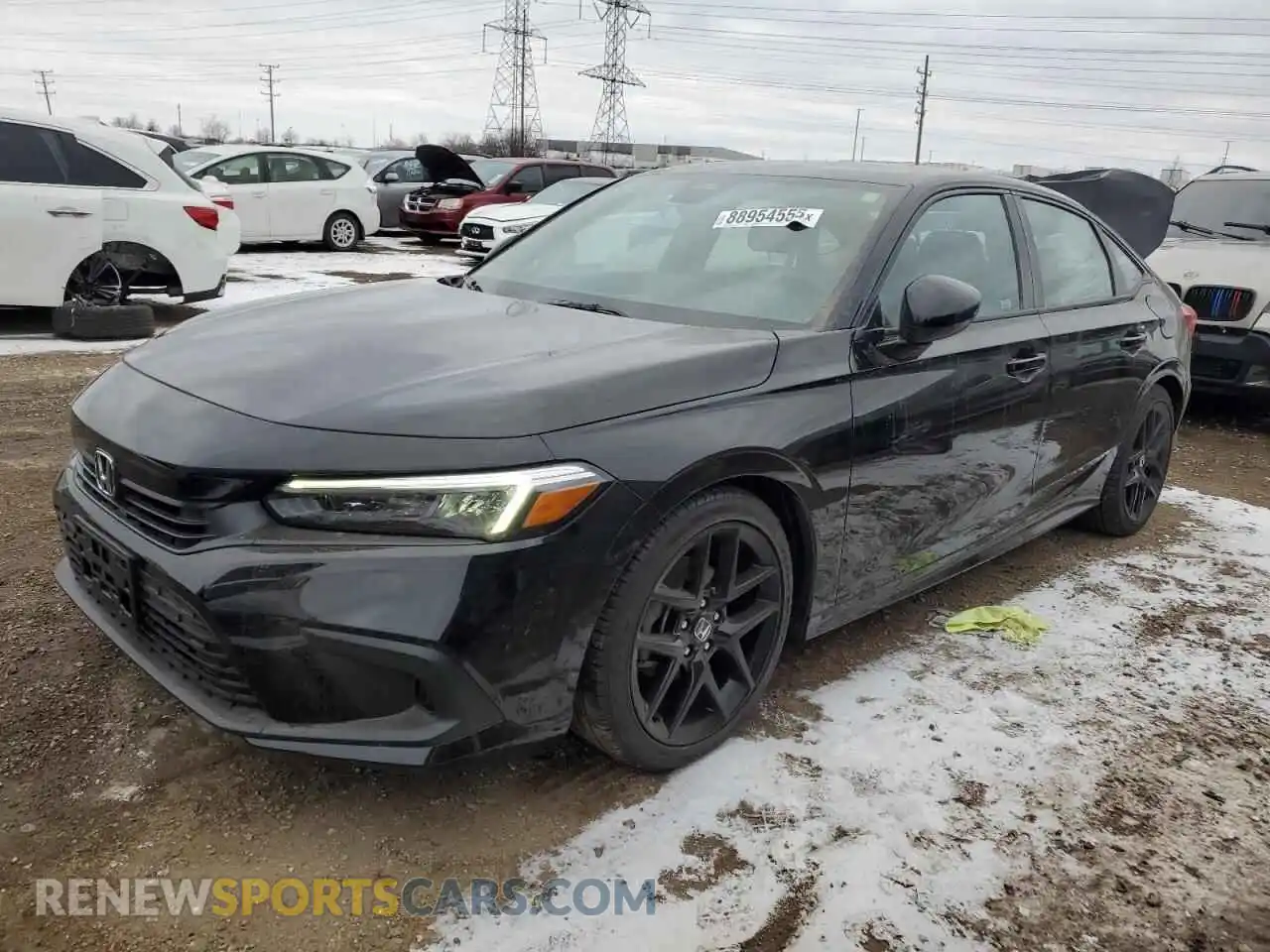 1 Photograph of a damaged car 2HGFE2F59RH563570 HONDA CIVIC 2024