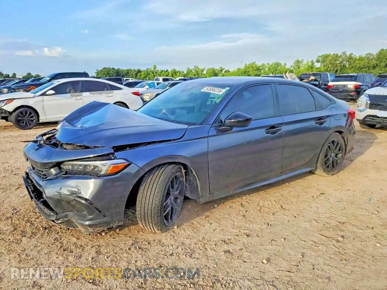 1 Photograph of a damaged car 2HGFE2F59RH570437 HONDA CIVIC 2024