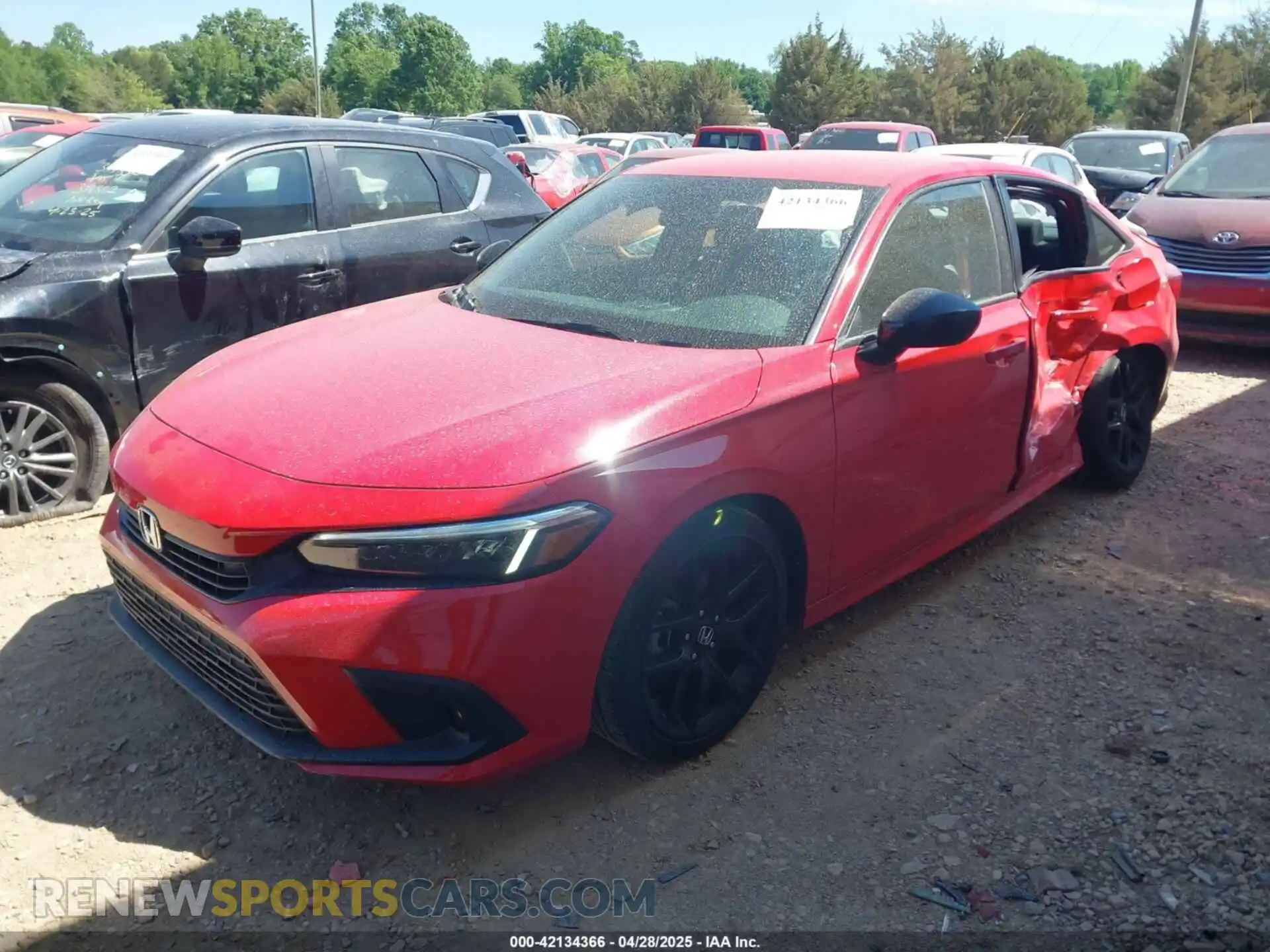 2 Photograph of a damaged car 2HGFE2F59RH573578 HONDA CIVIC 2024