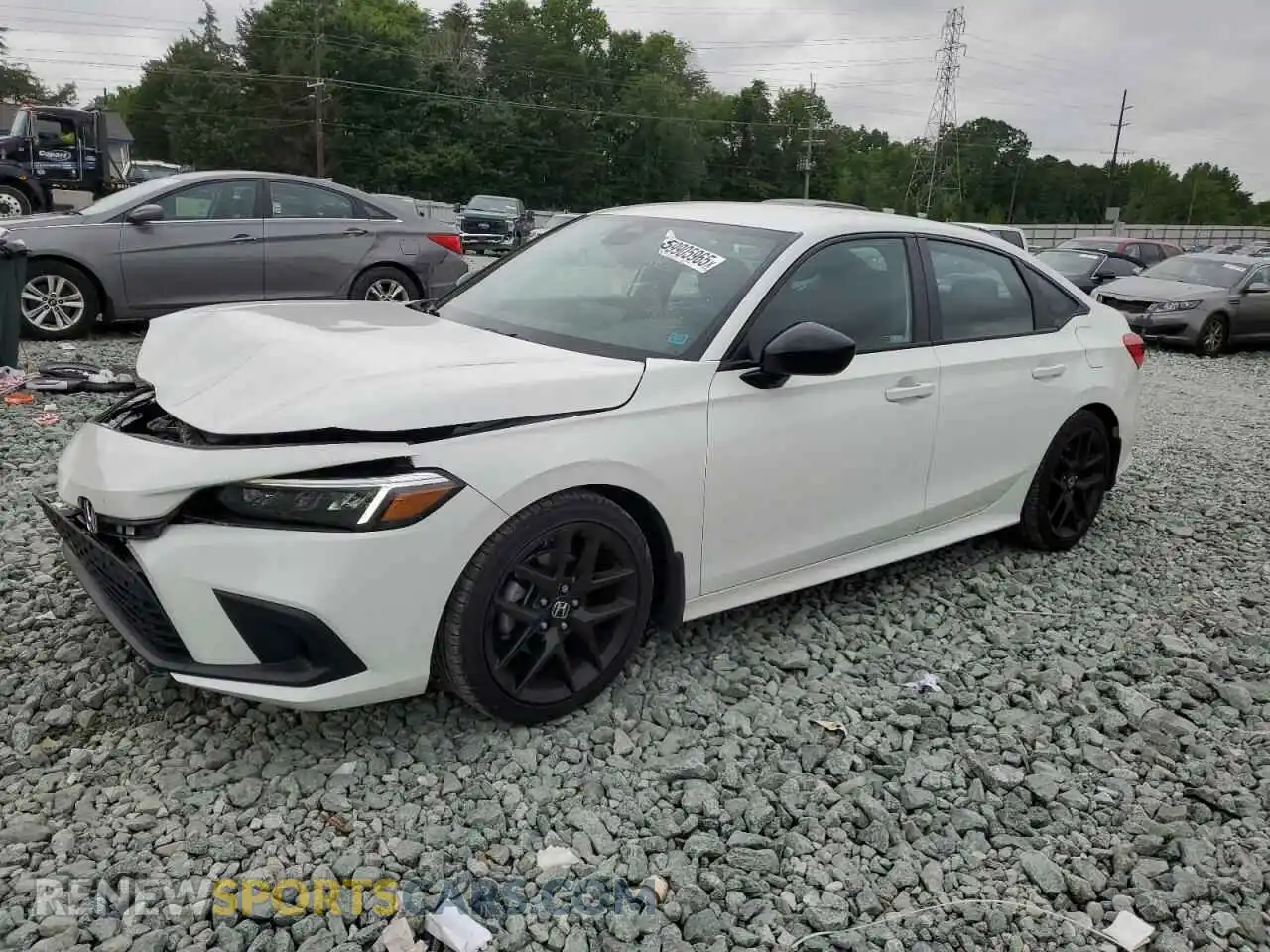 1 Photograph of a damaged car 2HGFE2F59RH575895 HONDA CIVIC 2024
