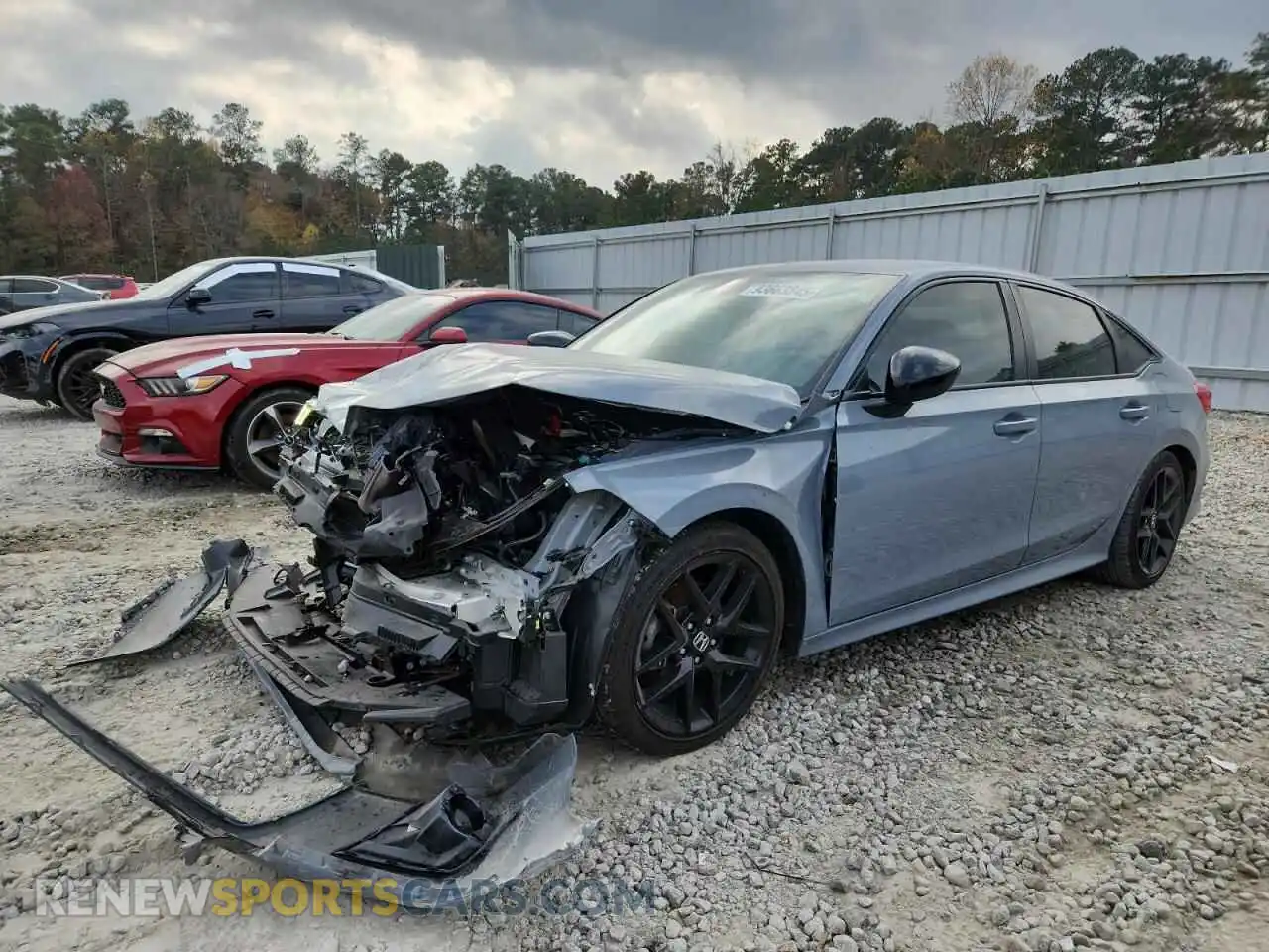 1 Photograph of a damaged car 2HGFE2F59RH581969 HONDA CIVIC 2024