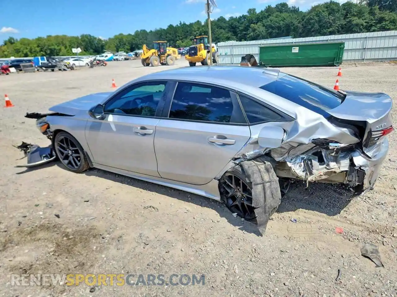 2 fotografías del automóvil dañado 2HGFE2F5XRH527323 HONDA CIVIC 2024