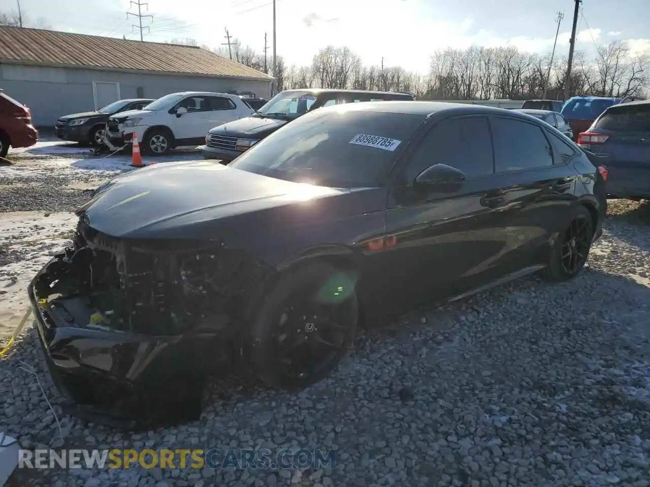 1 Photograph of a damaged car 2HGFE2F5XRH550388 HONDA CIVIC 2024
