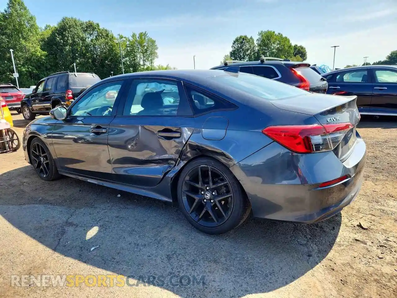 2 fotografías del automóvil dañado 2HGFE2F5XRH569071 HONDA CIVIC 2024
