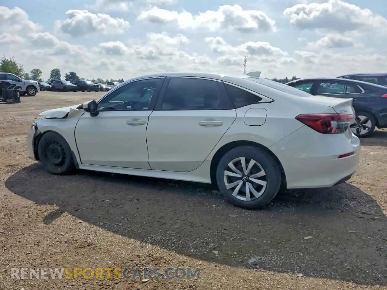 2 fotografías del automóvil dañado 2HGFE2F20SH102768 HONDA CIVIC 2025