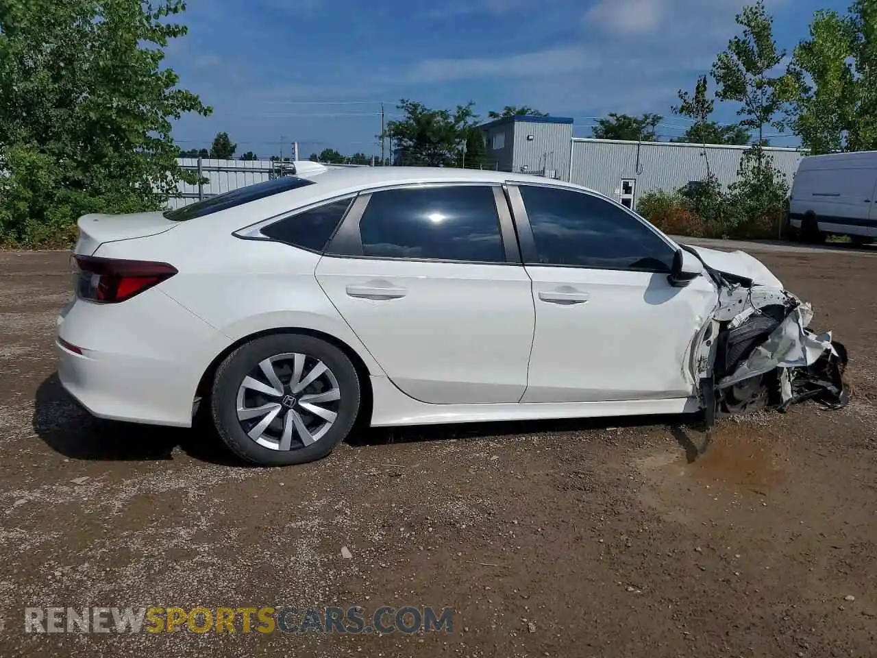 3 fotografías del automóvil dañado 2HGFE2F20SH102768 HONDA CIVIC 2025