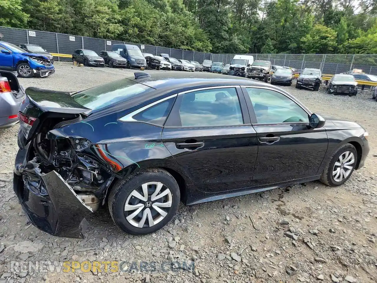 3 Photograph of a damaged car 2HGFE2F20SH502622 HONDA CIVIC 2025