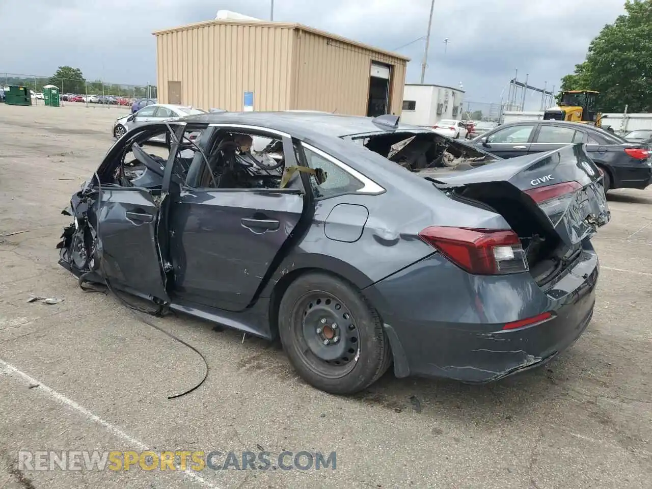 2 Photograph of a damaged car 2HGFE2F20SH526676 HONDA CIVIC 2025