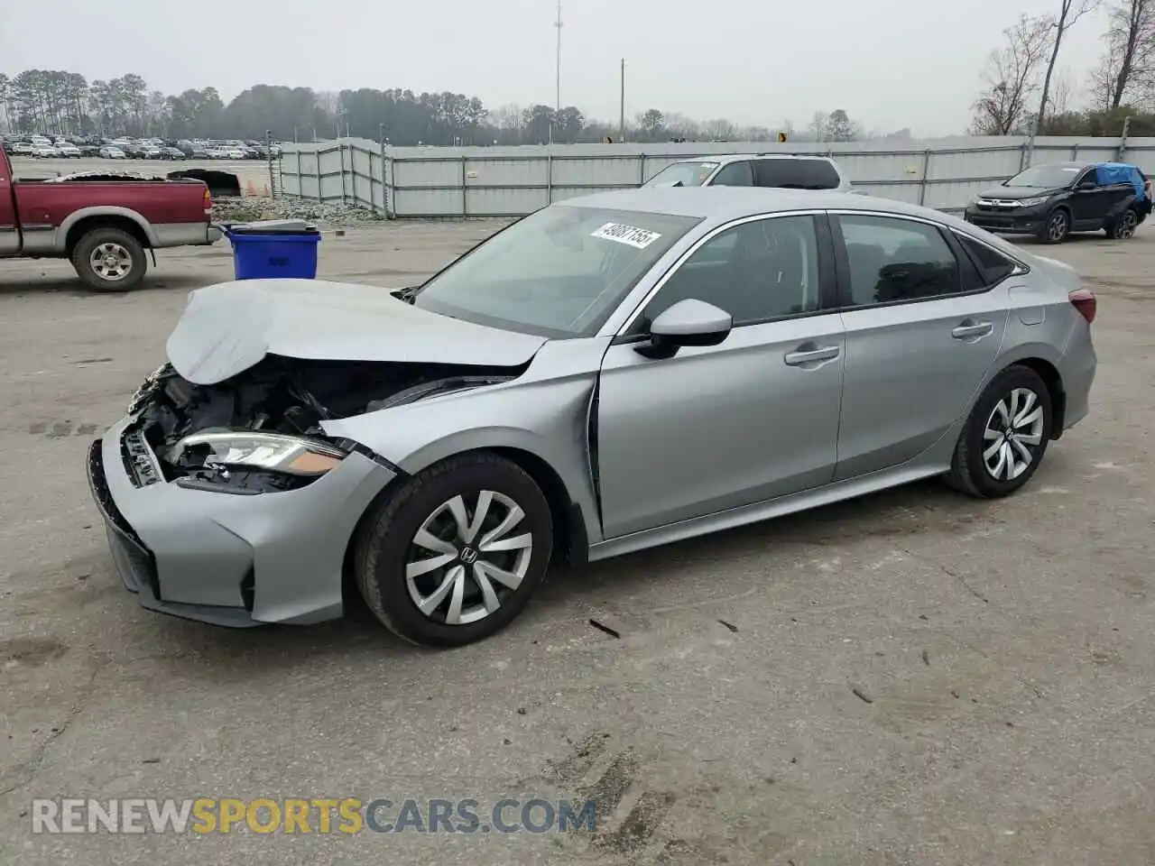 1 Photograph of a damaged car 2HGFE2F20SH528640 HONDA CIVIC 2025