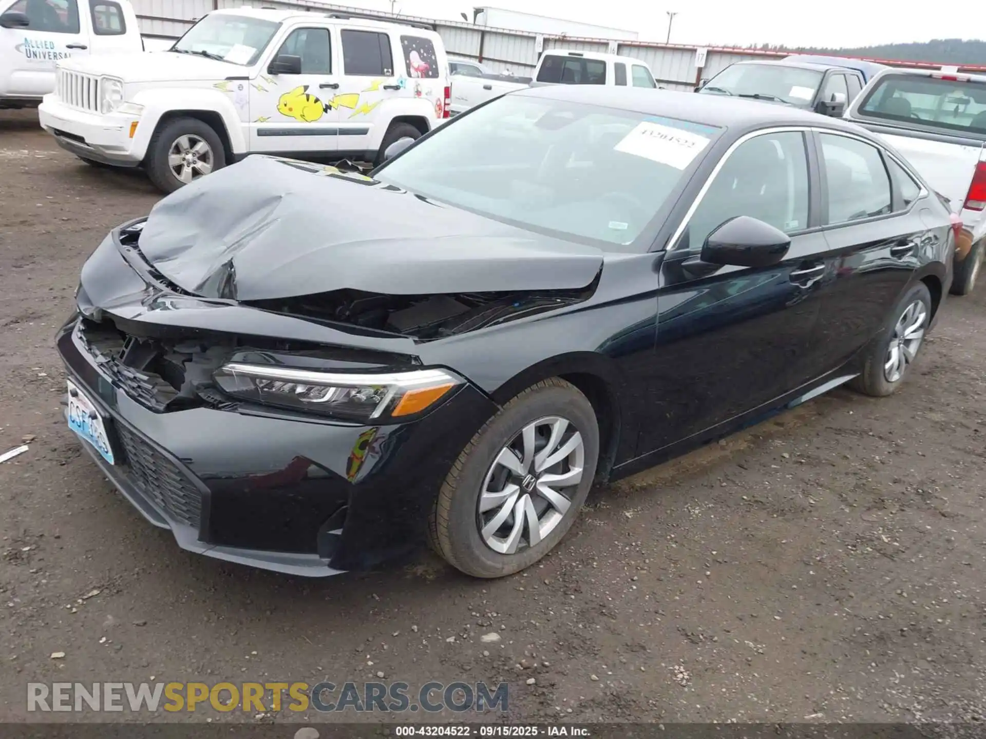 2 Photograph of a damaged car 2HGFE2F20SH602087 HONDA CIVIC 2025