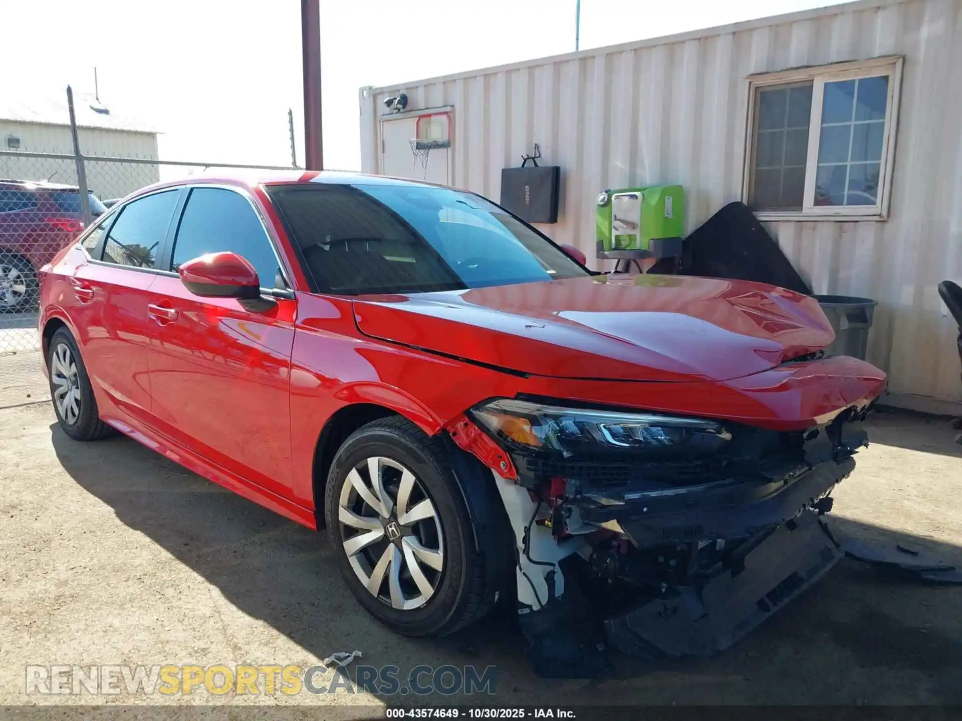 1 Photograph of a damaged car 2HGFE2F21SH570668 HONDA CIVIC 2025