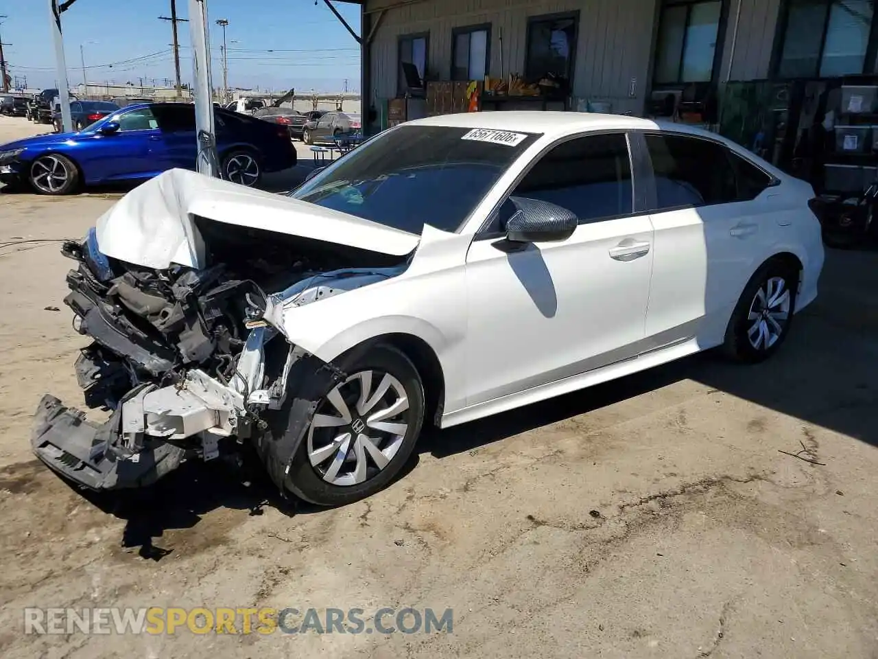 1 Photograph of a damaged car 2HGFE2F22SH540076 HONDA CIVIC 2025