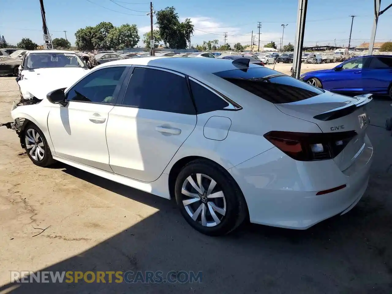 2 Photograph of a damaged car 2HGFE2F22SH540076 HONDA CIVIC 2025