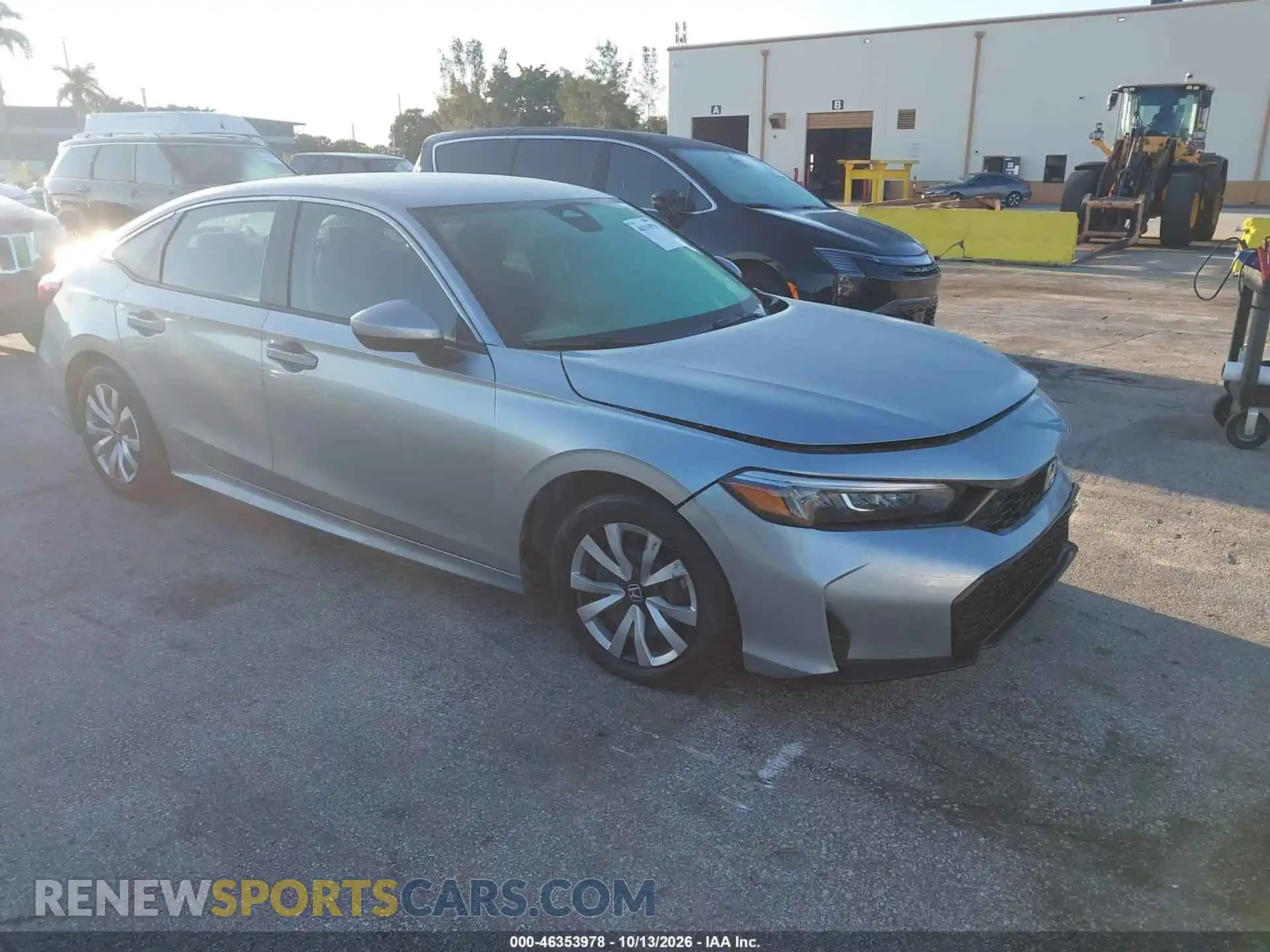 1 Photograph of a damaged car 2HGFE2F22SH596597 HONDA CIVIC 2025