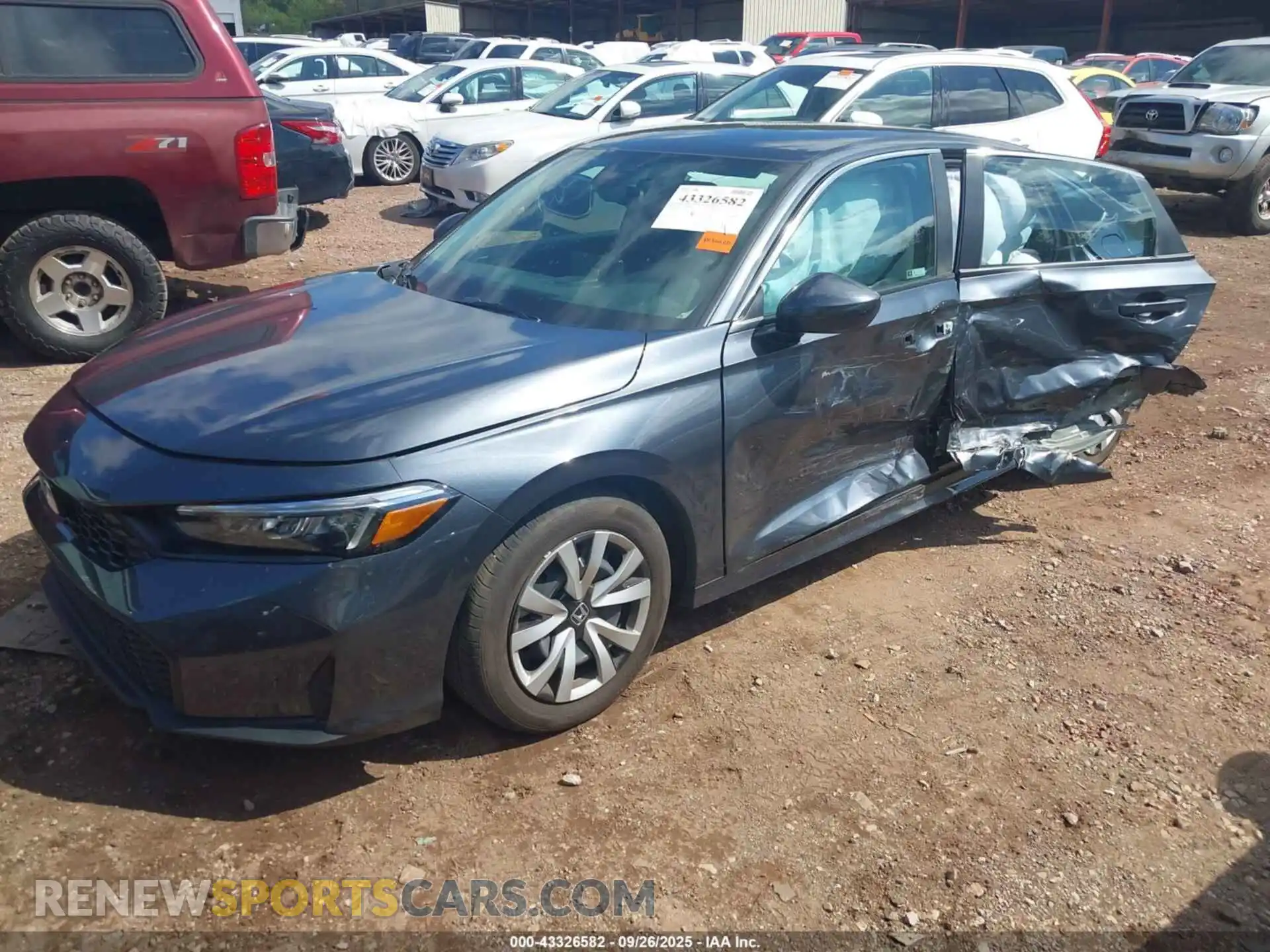 2 Photograph of a damaged car 2HGFE2F23SH603122 HONDA CIVIC 2025