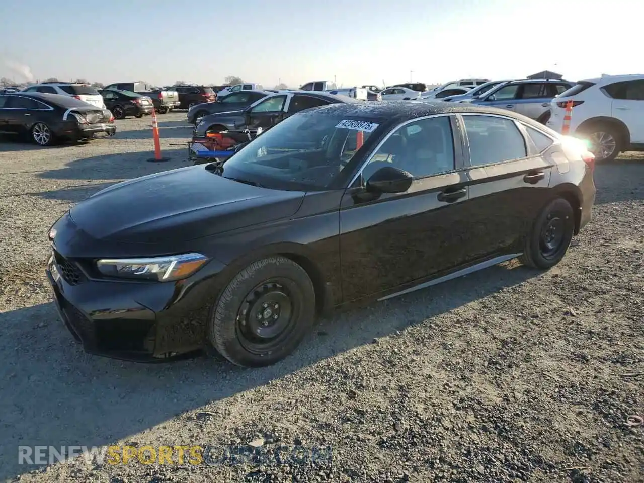 1 Photograph of a damaged car 2HGFE2F24SH540306 HONDA CIVIC 2025