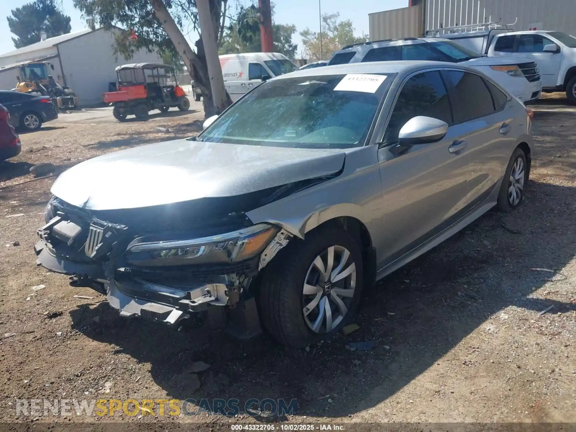 2 Photograph of a damaged car 2HGFE2F25SH595282 HONDA CIVIC 2025