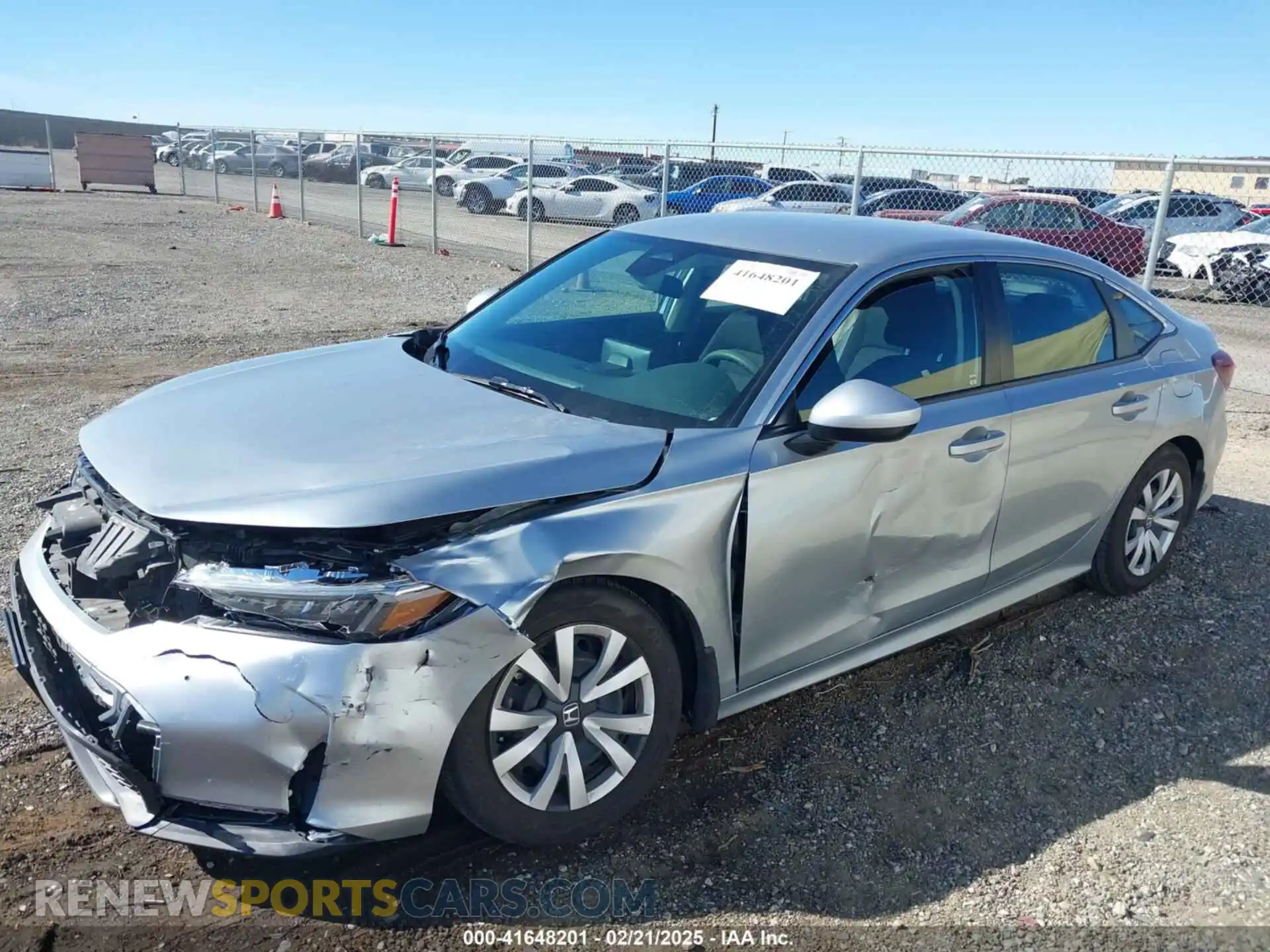 2 Photograph of a damaged car 2HGFE2F27SH528604 HONDA CIVIC 2025