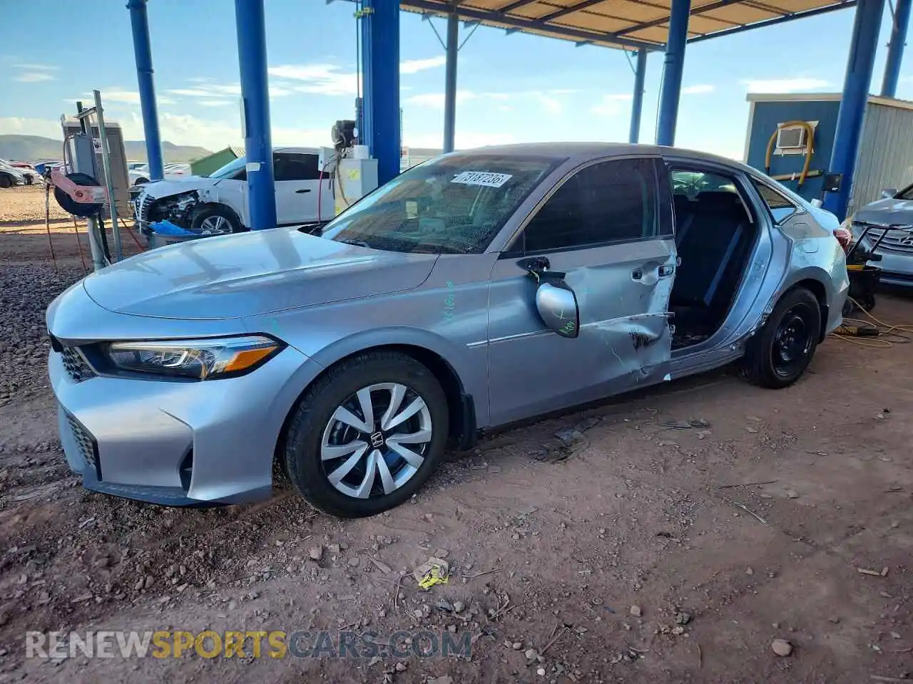 1 fotografías del automóvil dañado 2HGFE2F27SH583540 HONDA CIVIC 2025
