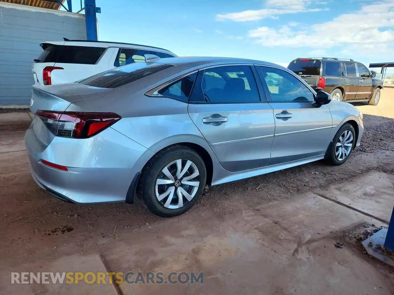 3 fotografías del automóvil dañado 2HGFE2F27SH583540 HONDA CIVIC 2025