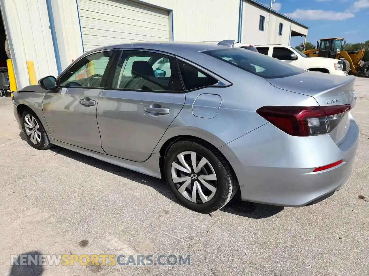 2 fotografías del automóvil dañado 2HGFE2F27SH598278 HONDA CIVIC 2025