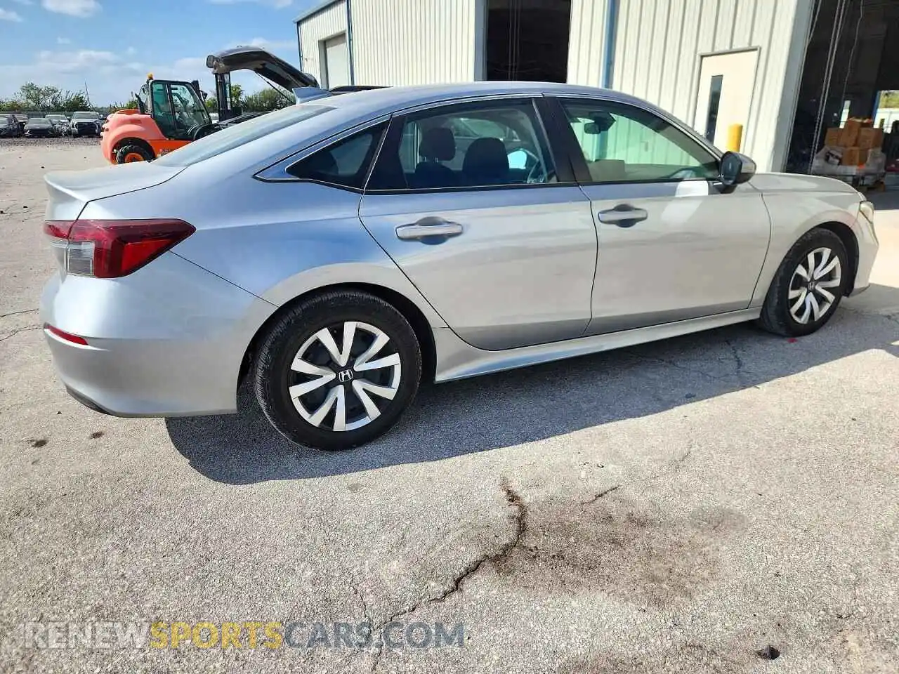 3 fotografías del automóvil dañado 2HGFE2F27SH598278 HONDA CIVIC 2025