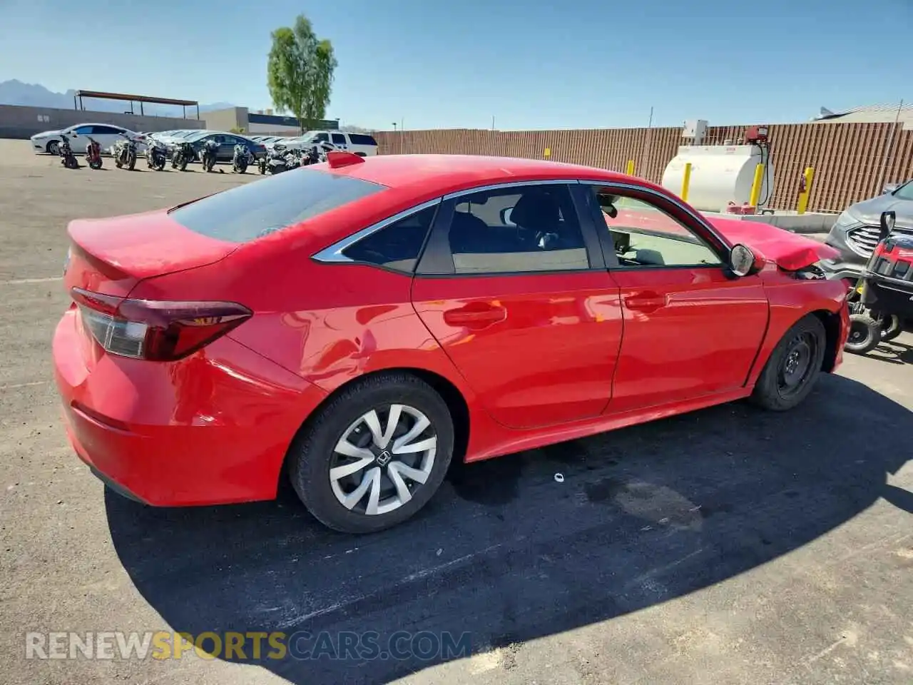 3 Photograph of a damaged car 2HGFE2F28SH502402 HONDA CIVIC 2025