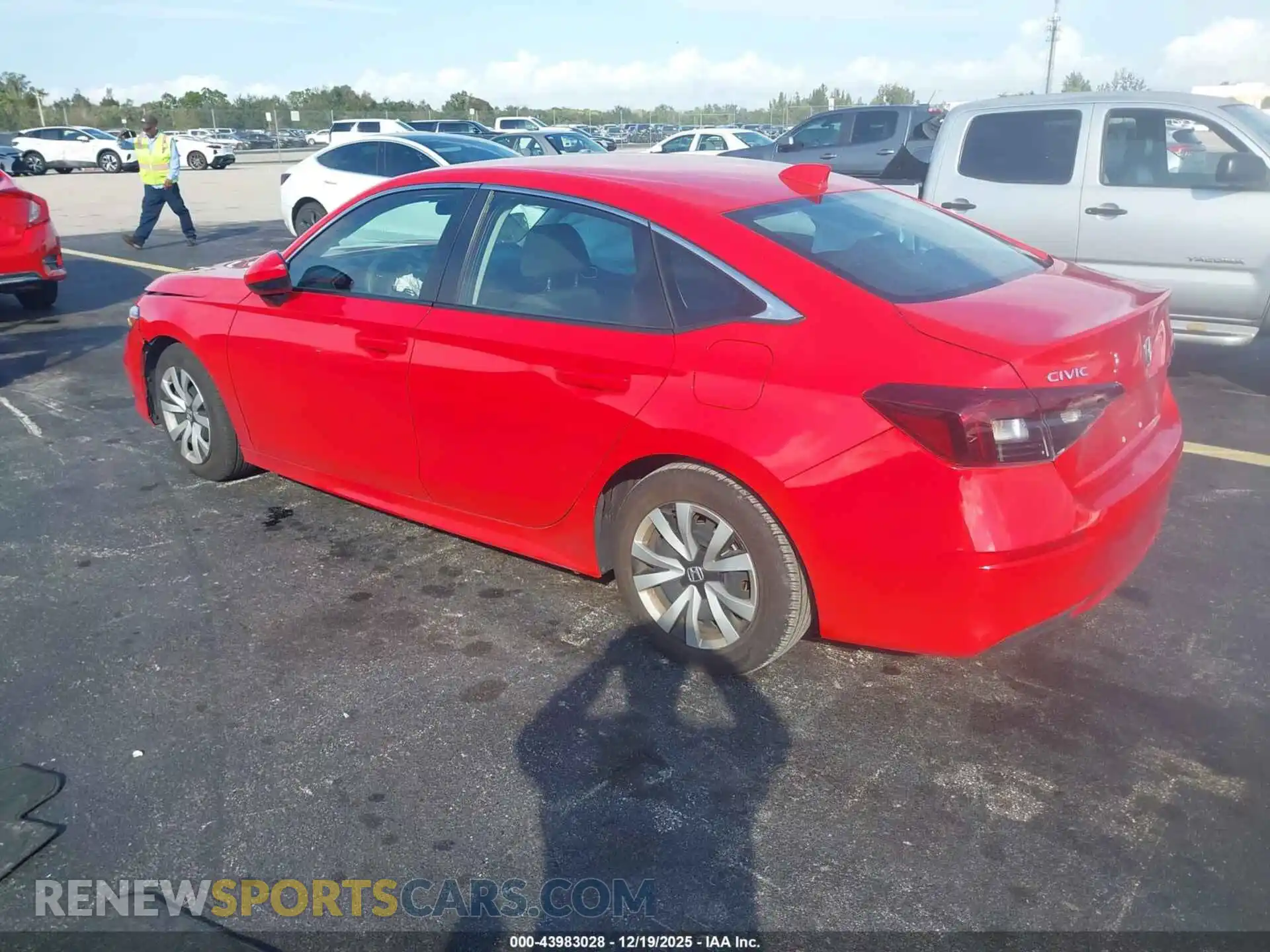 3 Photograph of a damaged car 2HGFE2F28SH560901 HONDA CIVIC 2025