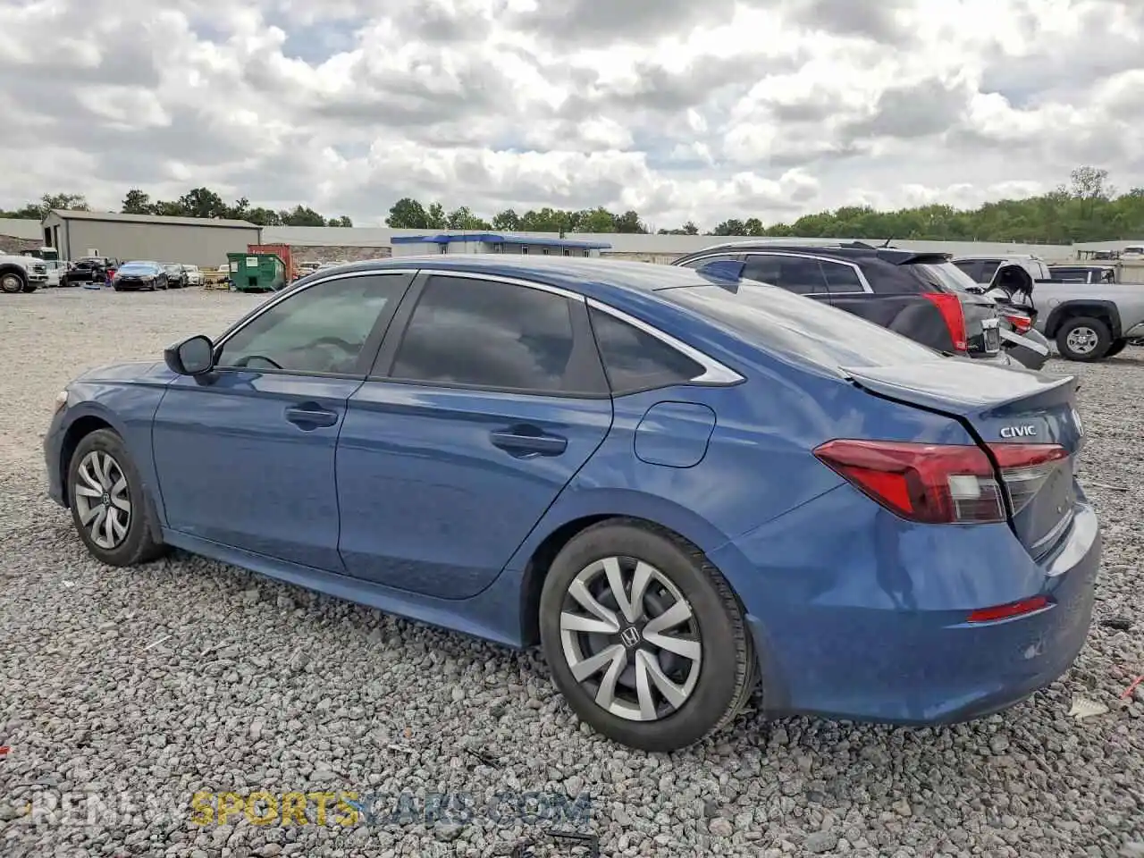 2 fotografías del automóvil dañado 2HGFE2F28SH561630 HONDA CIVIC 2025