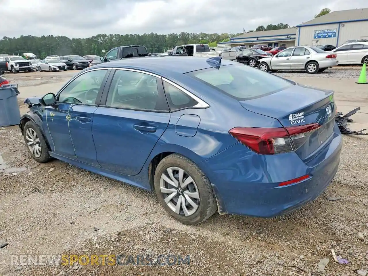 2 Photograph of a damaged car 2HGFE2F28SH589749 HONDA CIVIC 2025