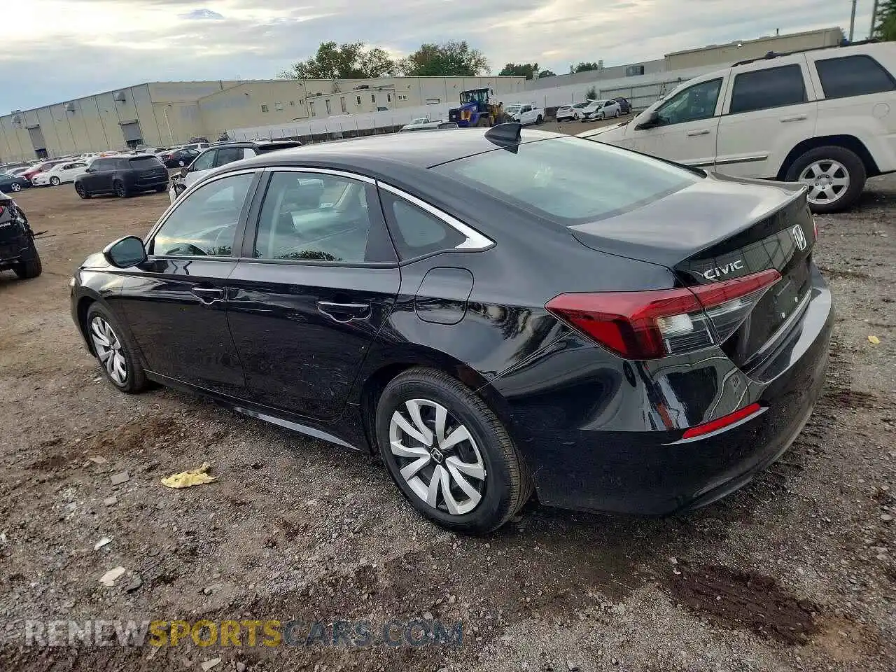 2 Photograph of a damaged car 2HGFE2F28SH597236 HONDA CIVIC 2025