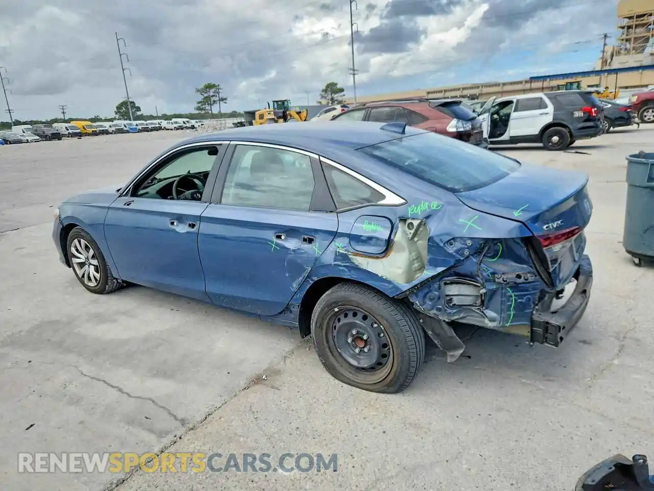 2 Photograph of a damaged car 2HGFE2F29SH528409 HONDA CIVIC 2025